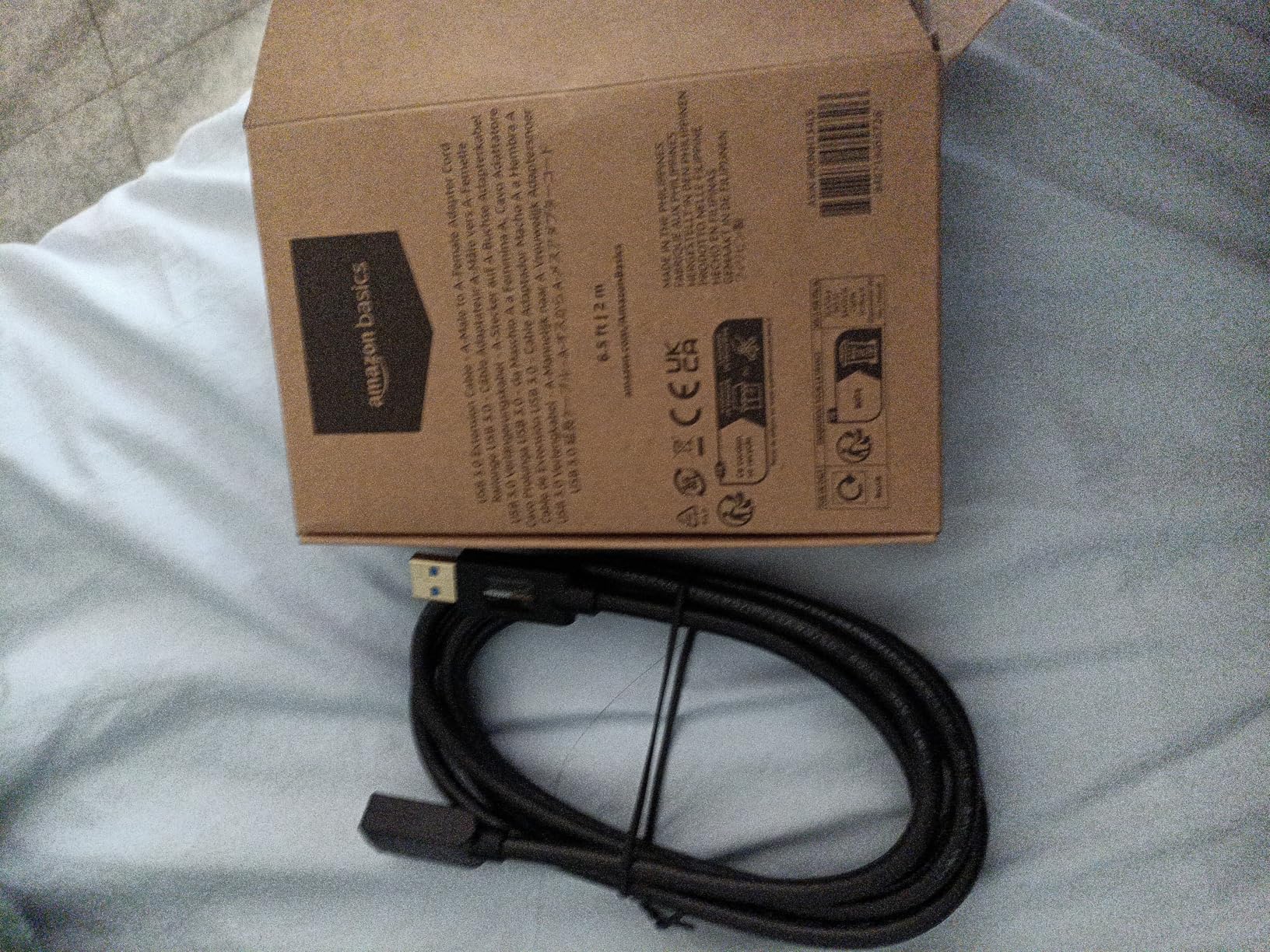 Amazon Basics Cavo Prolunga USB 3.0 3m Nero 4,8Gbps
