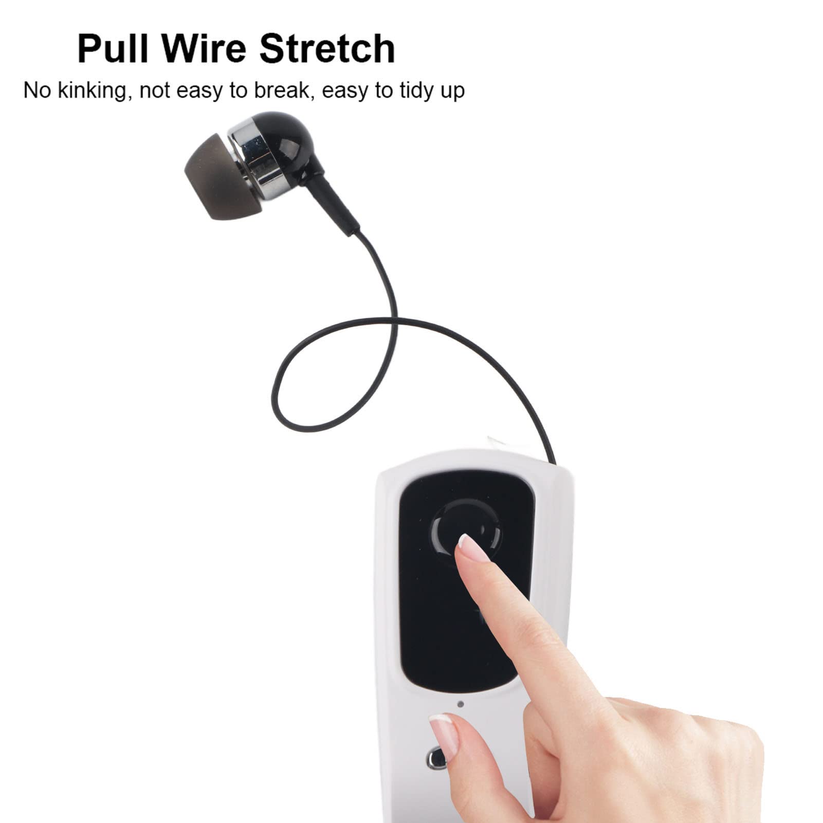 Elprico F920 auricolare bluetooth in ear bianco retrattile