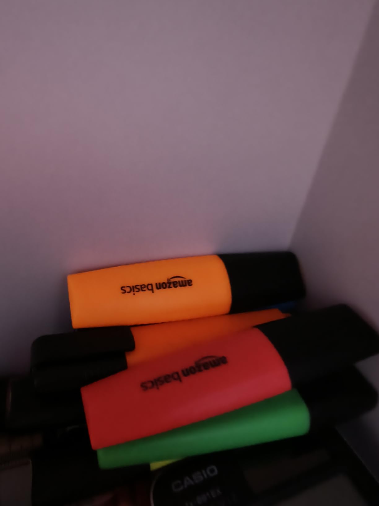 Amazon Basics evidenziatori punta a scalpello 8 pezzi multicolore