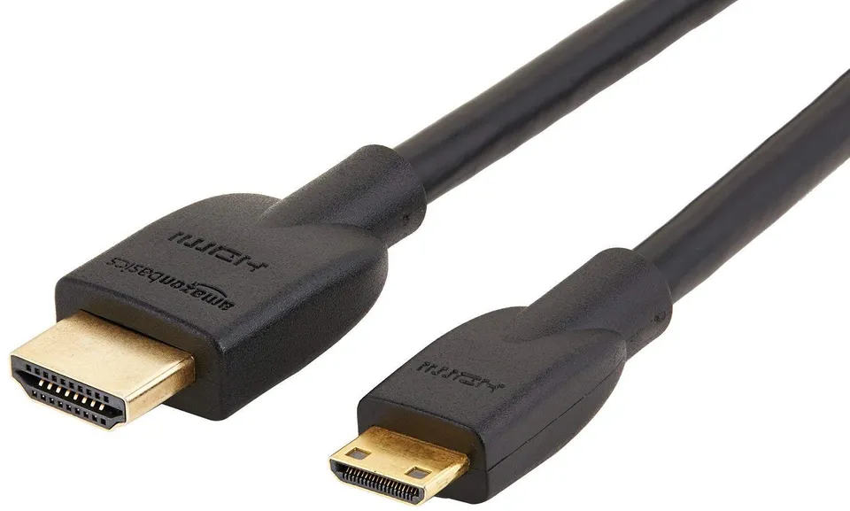 Amazon Basics Cavo Mini HDMI-HDMI 1,8 m Nero 4K Alta Velocità