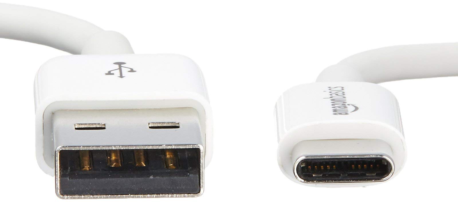 Amazon Basics Cavo USB-C USB-A 1,8 m Bianco 15W
