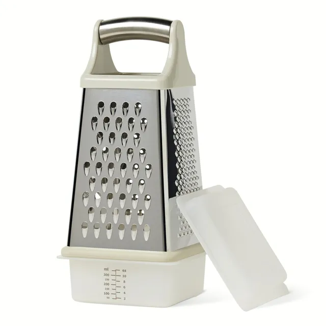 Amazon Basics grattugia formaggio 4 lati acciaio inox