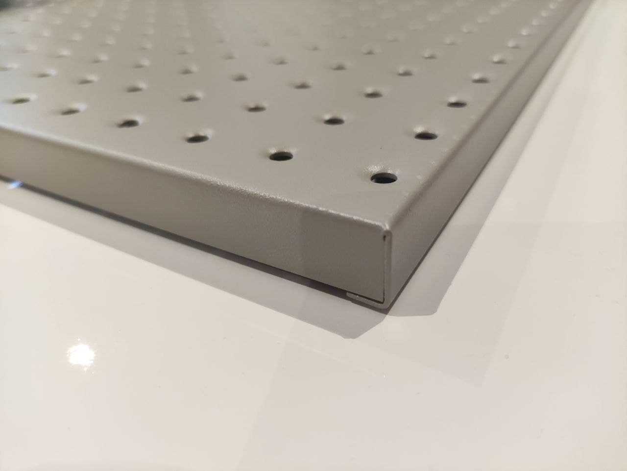 Amazon Basics kit pannelli portautensili metallo grigio 48 pezzi