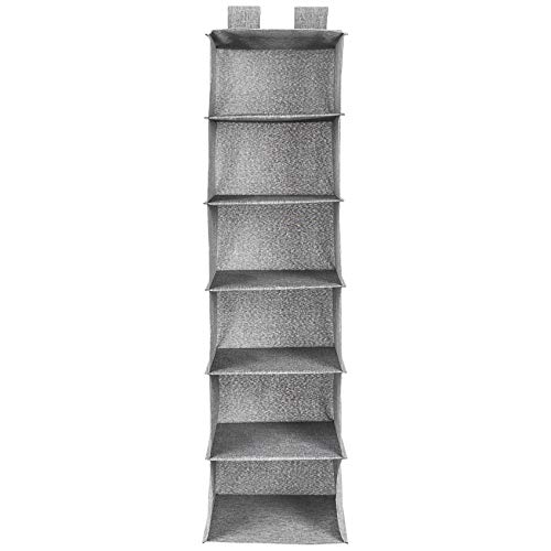 Amazon Basics Organizer Armadio Appeso 6 Ripiani Grigio