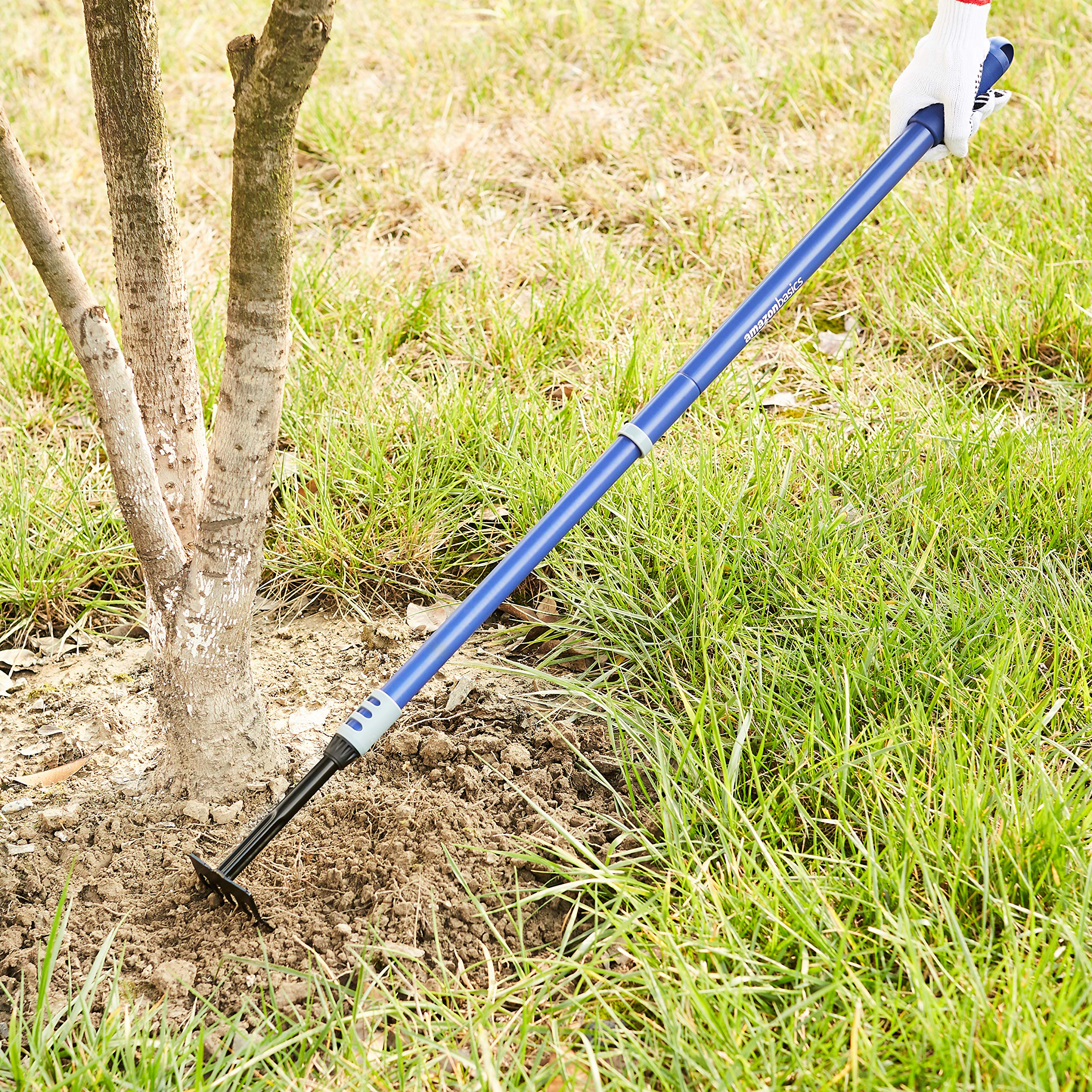 Amazon Basics Rastrello telescopico acciaio 80-120 cm