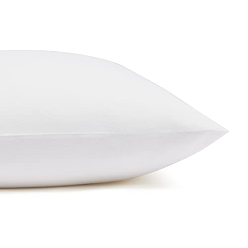 Amazon Basics Set Copripiumino Flanella Bianco 135x200 cm