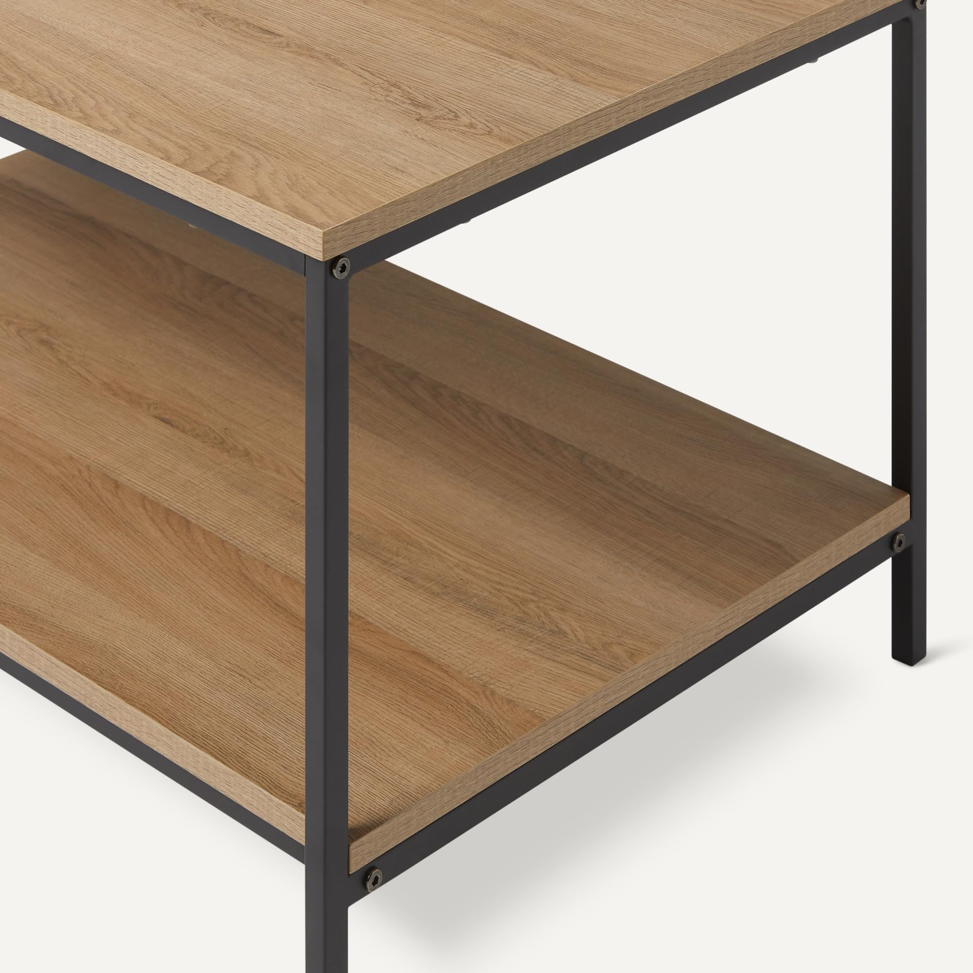 Amazon Basics tavolino caffè rettangolare rovere 80x50,5cm