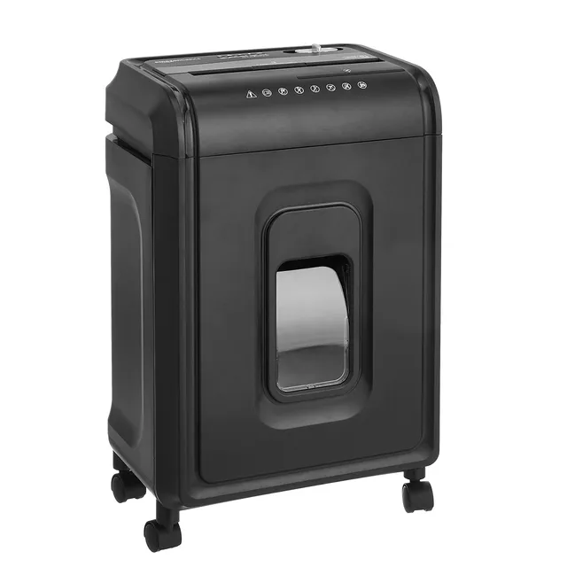 AmazonBasics Distruggidocumenti 8 Fogli P4 Nero