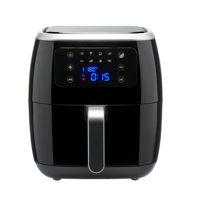 Amazon Basics Friggitrice ad Aria 6L Nera 8 Programmi