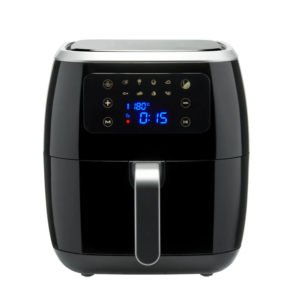 Amazon Basics Friggitrice ad Aria 6L Nera 8 Programmi