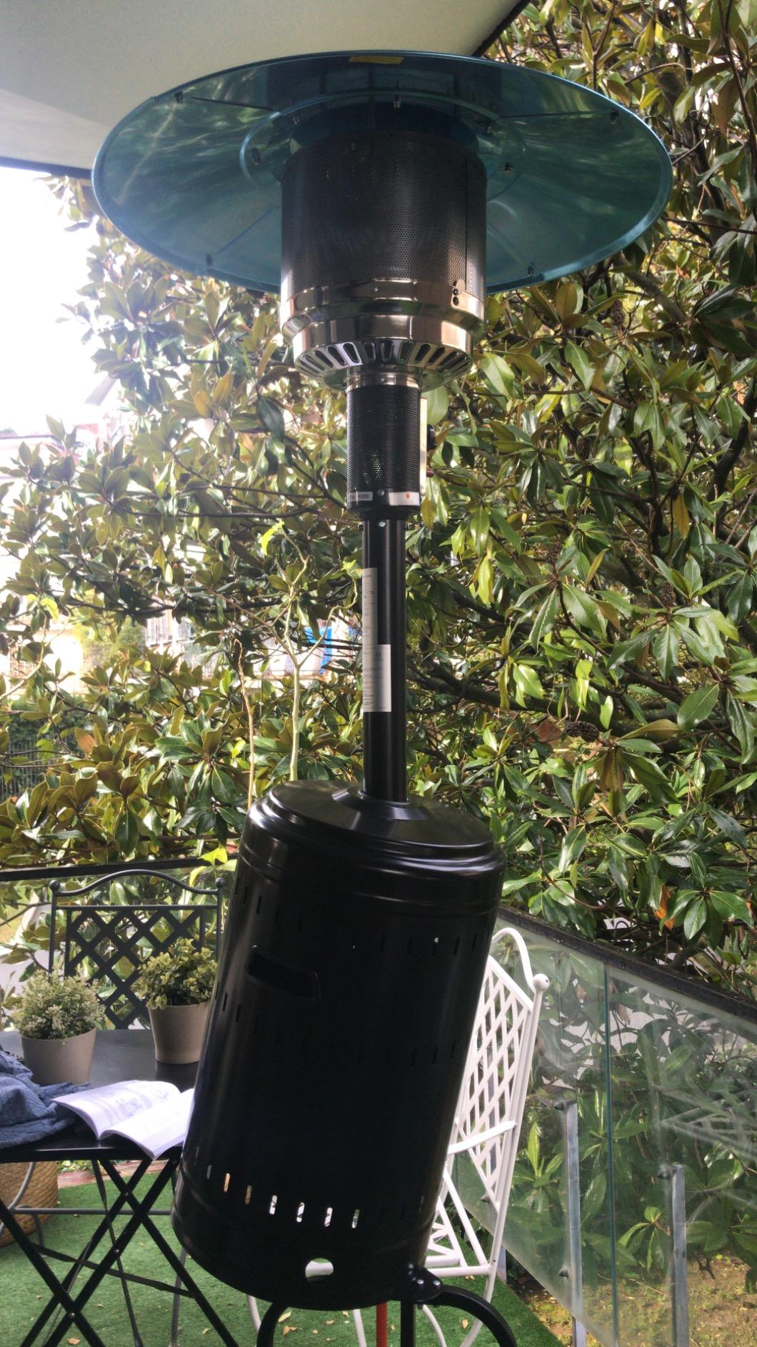 Amazon Basics Stufa a Fungo Acciaio Inox Marrone Sabbia 13,5 kW