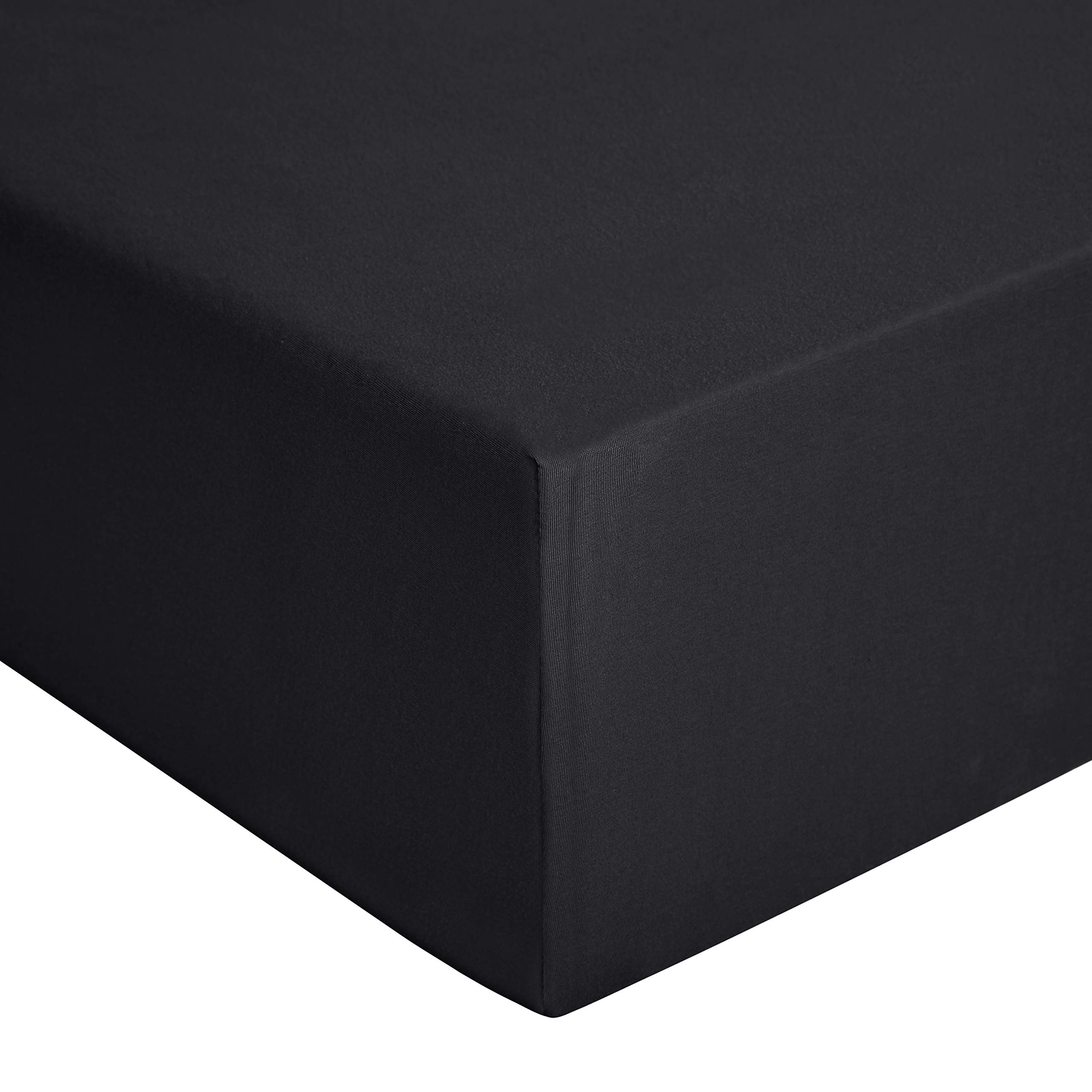 Amazon Basics lenzuolo angoli jersey antracite 140x200