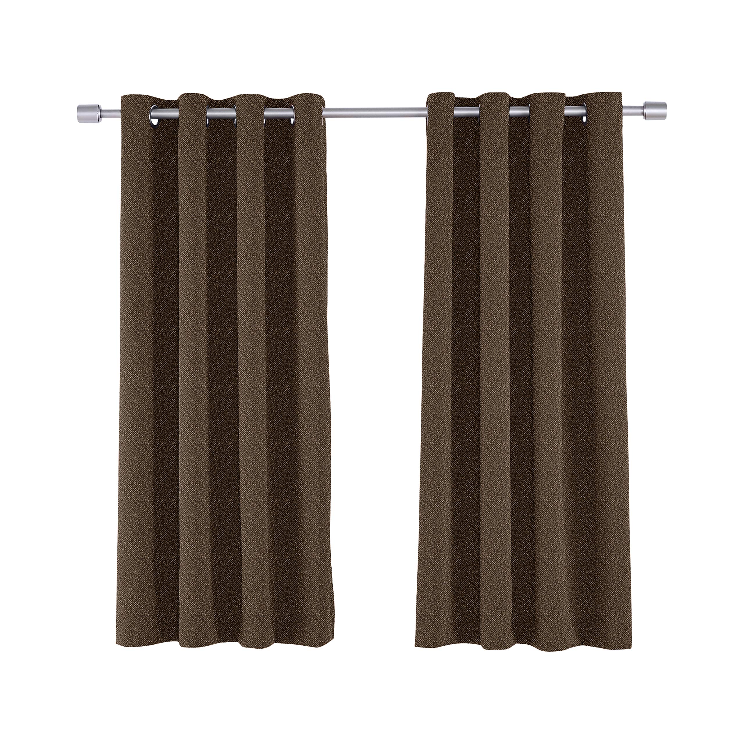 Amazon Basics Theatre Grade tende oscuranti 52x63 marrone scuro 2 pezzi