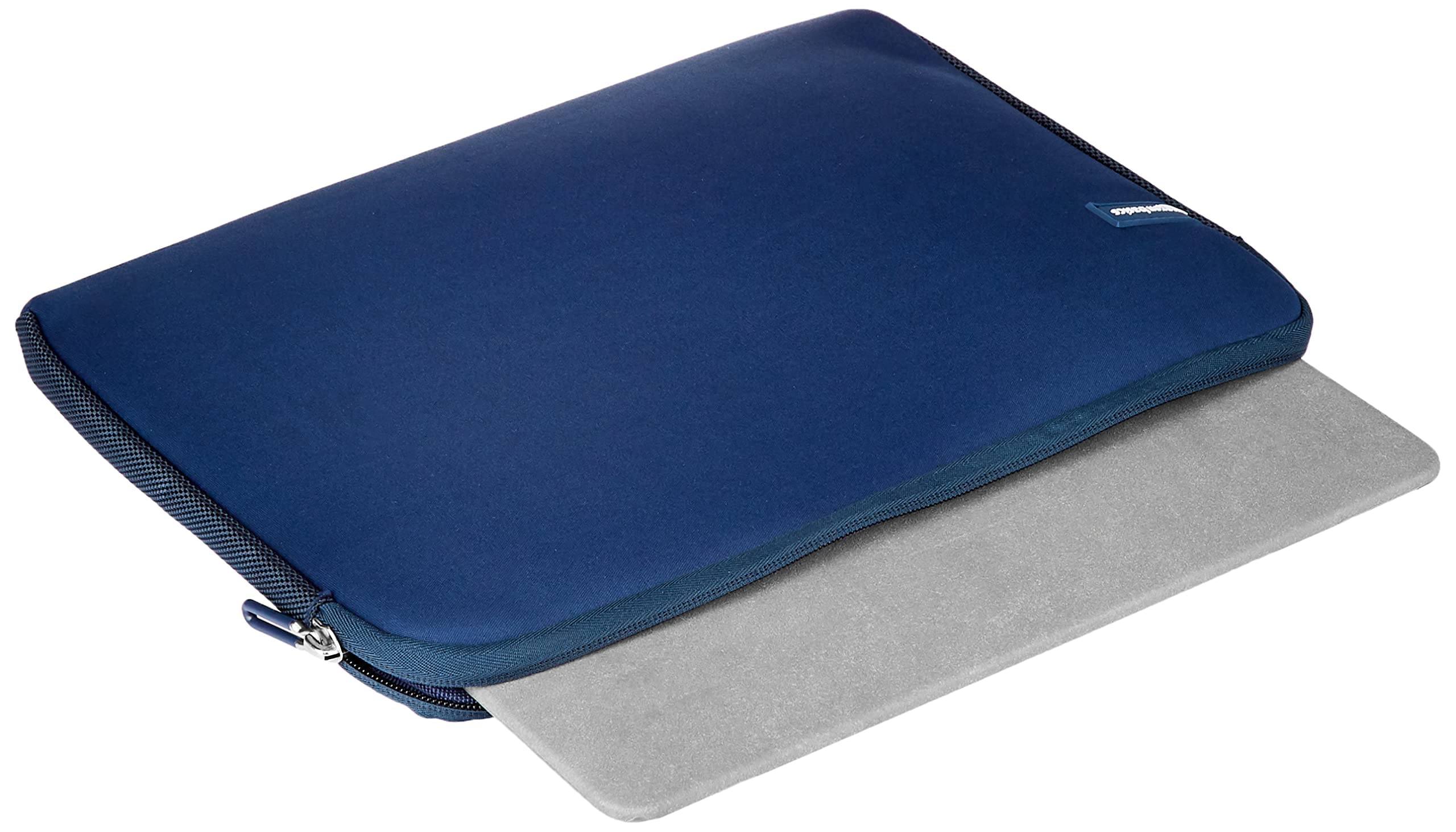 Amazon Basics Custodia Laptop 13,3 Pollici Blu Navy Sottile