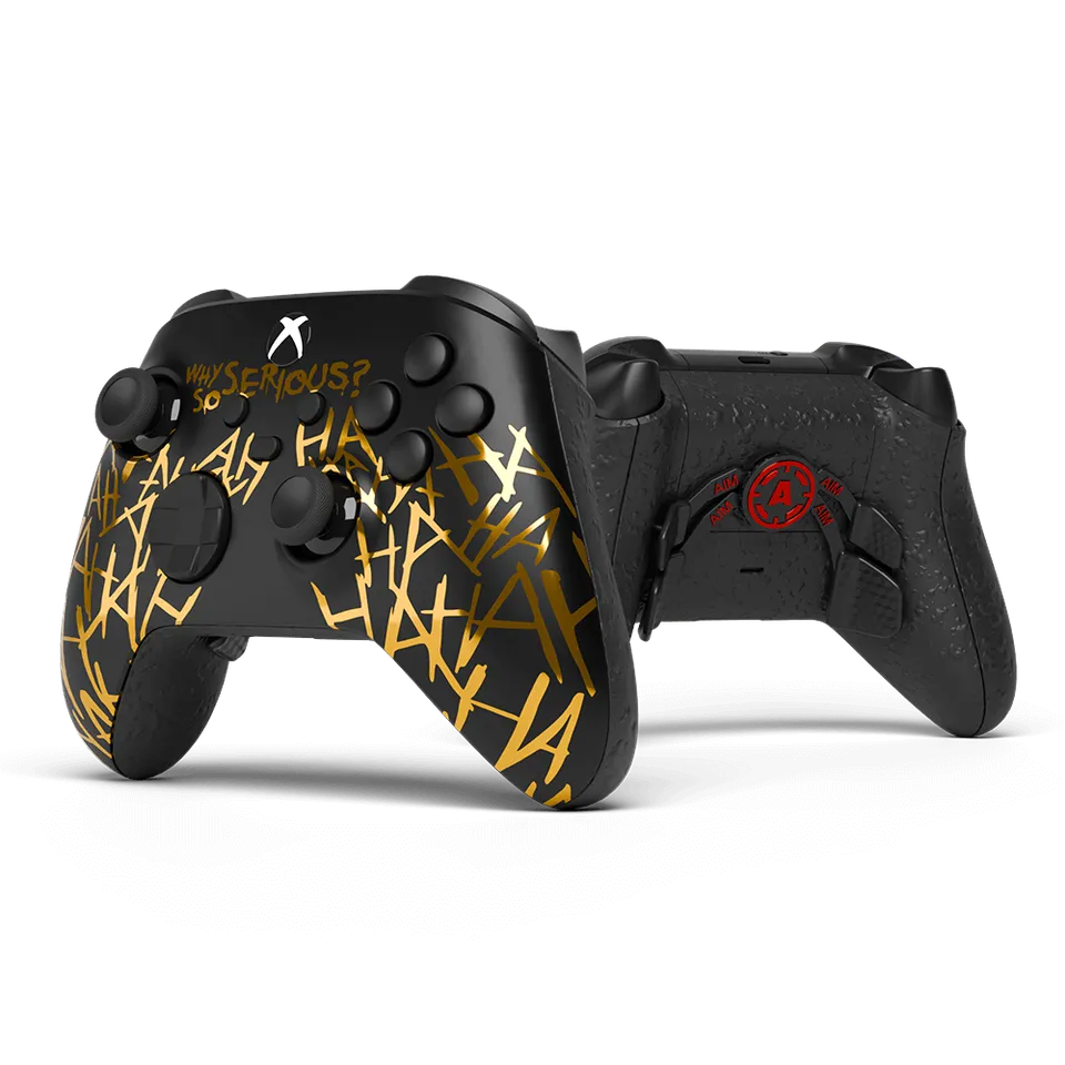 Aim Joker Gold Xbox Series X controller tinta unita