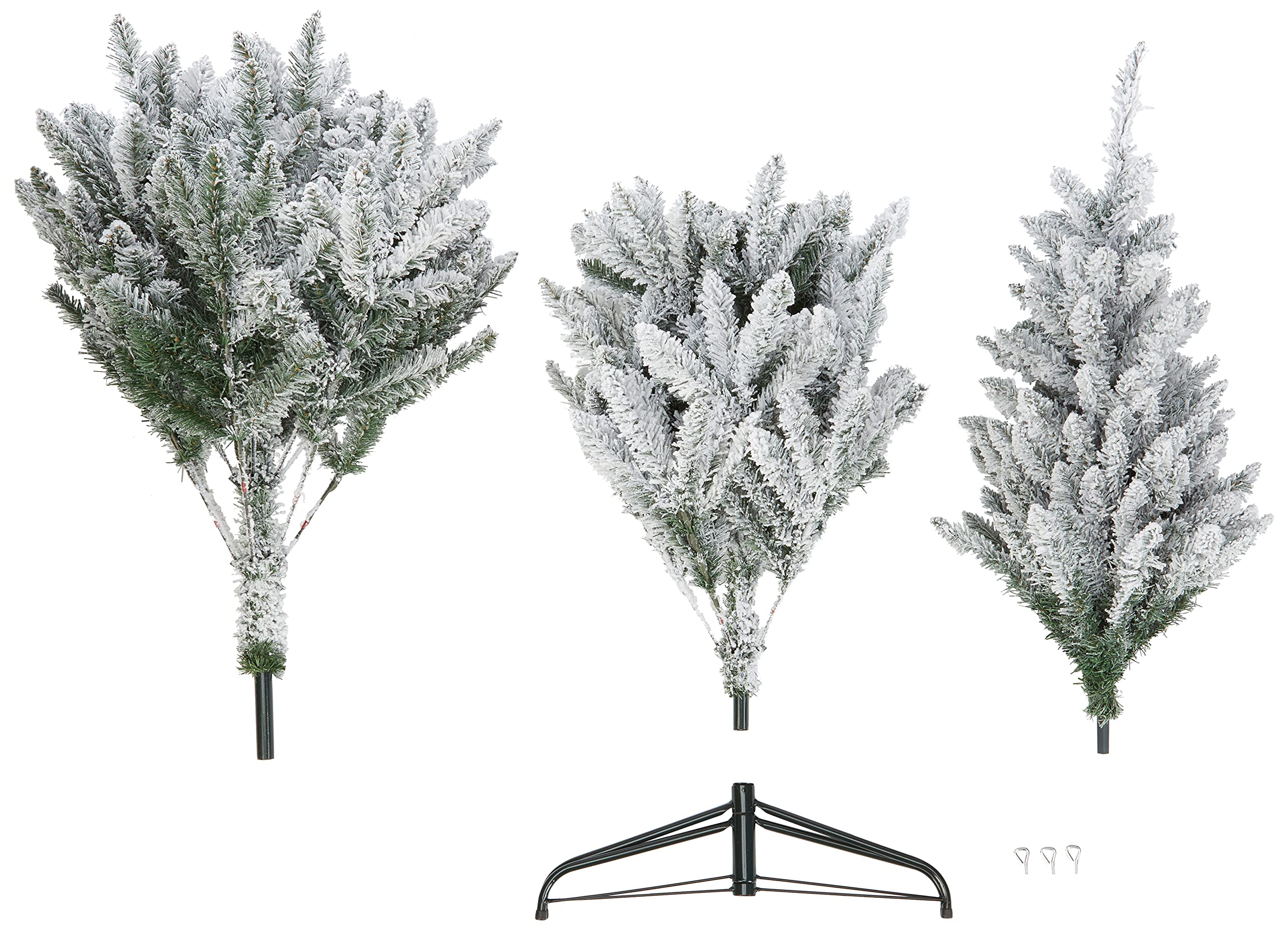 Amazon Basics Albero Natale Innevato 180 cm 618 Rami