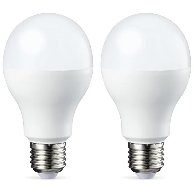 Amazon Basics Lampadina LED E27 14W 100W 2 Pezzi Calda