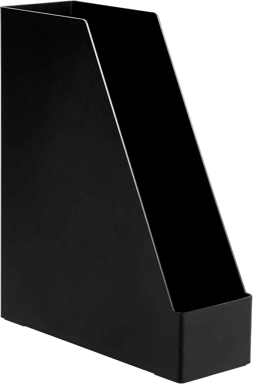 Amazon Basics Portariviste Verticale Nero 2 Pezzi Plastica