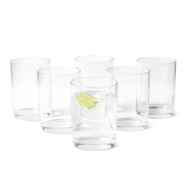 Amazon Basics Bicchieri Vetro 325 ml Set 6 Pezzi Lavastoviglie