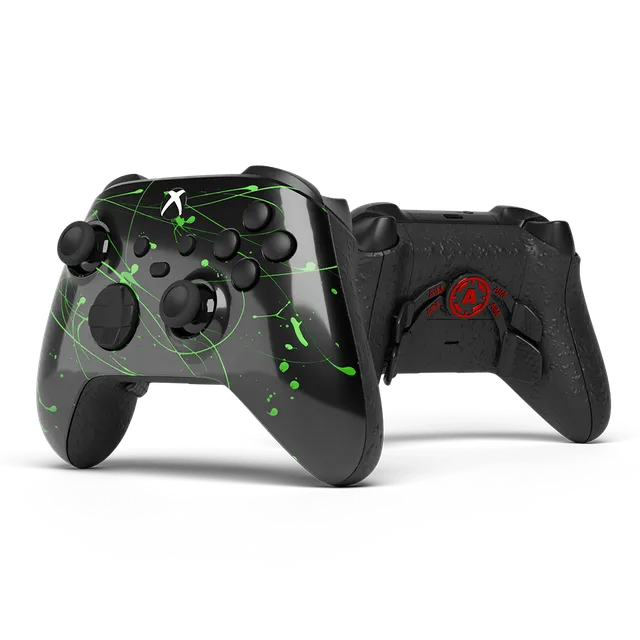 Aim Controller Xbox Green Splatter controller verde
