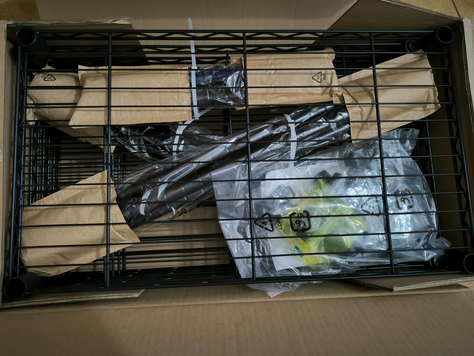 Amazon Basics Scaffale 5 Ripiani 36x91x183 cm Nero 795 kg
