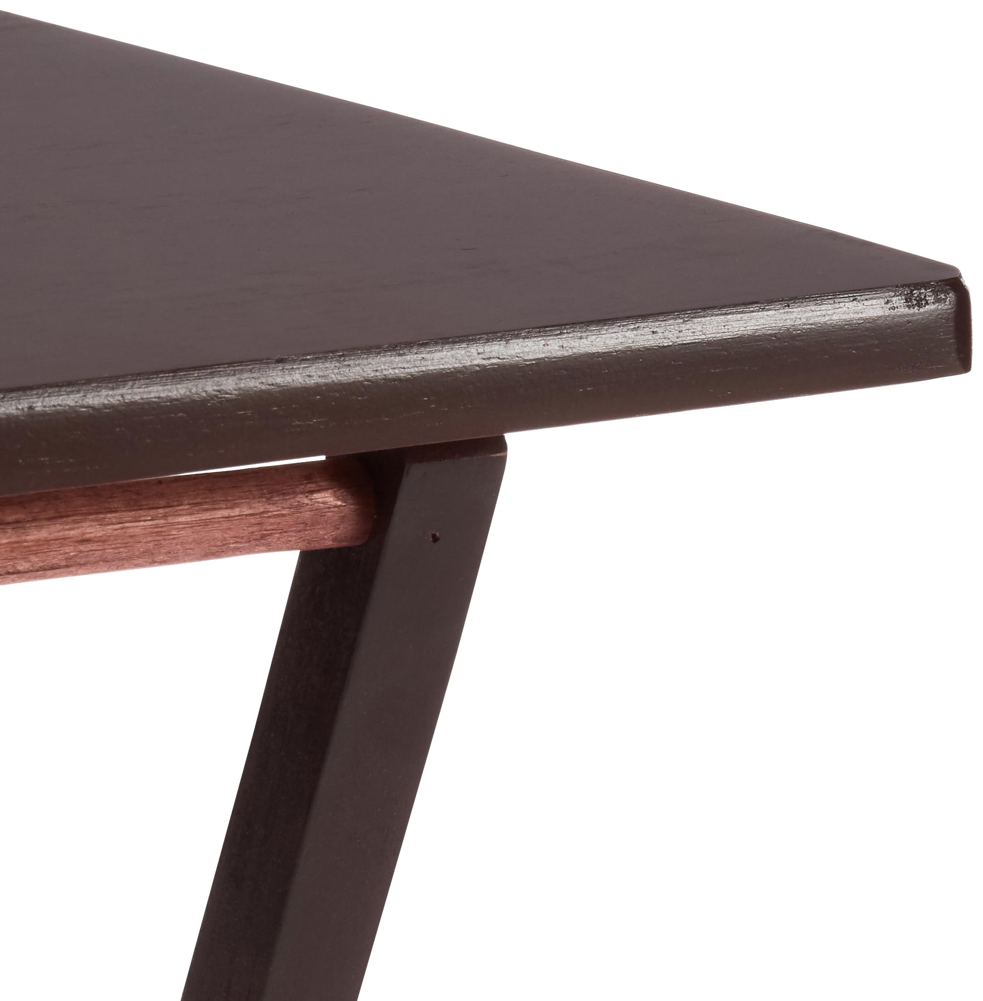 Amazon Basics Tavolini Pieghevoli Legno Set 4 pezzi marrone espresso