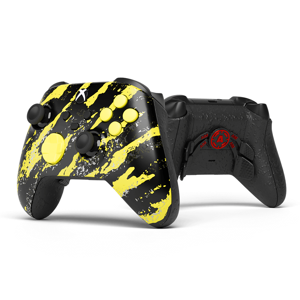 Aim Camo Yellow controller Xbox Series X mimetico