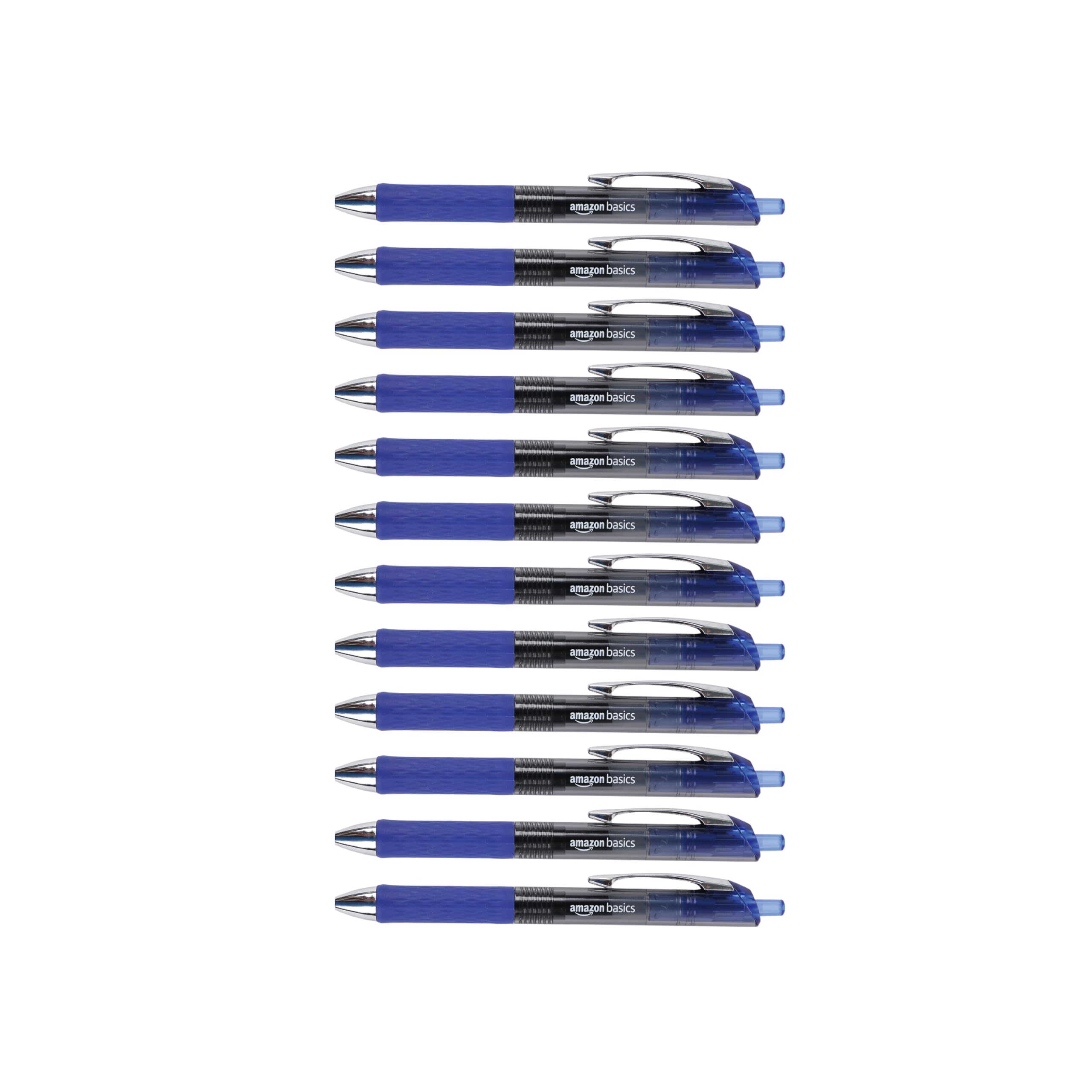 Amazon Basics Penne Gel Nere 12 Pezzi Punta 0,7 mm