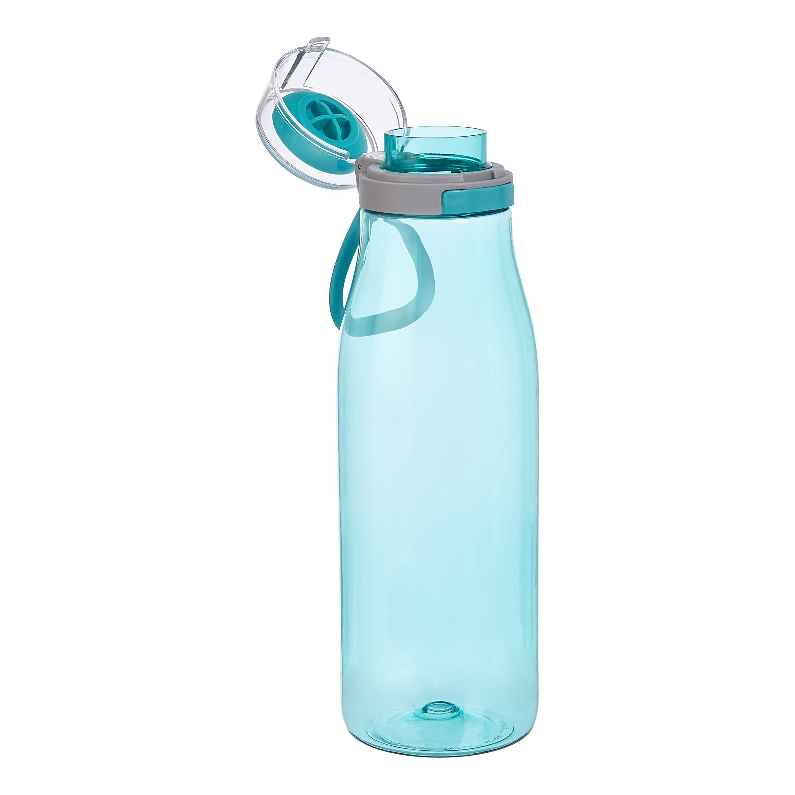 AmazonBasics Borraccia Sportiva 680 ml 2 Pezzi Blu Viola
