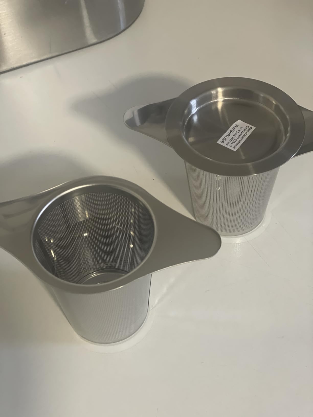 Amazon Basics infusore tè acciaio inox set 2 pezzi