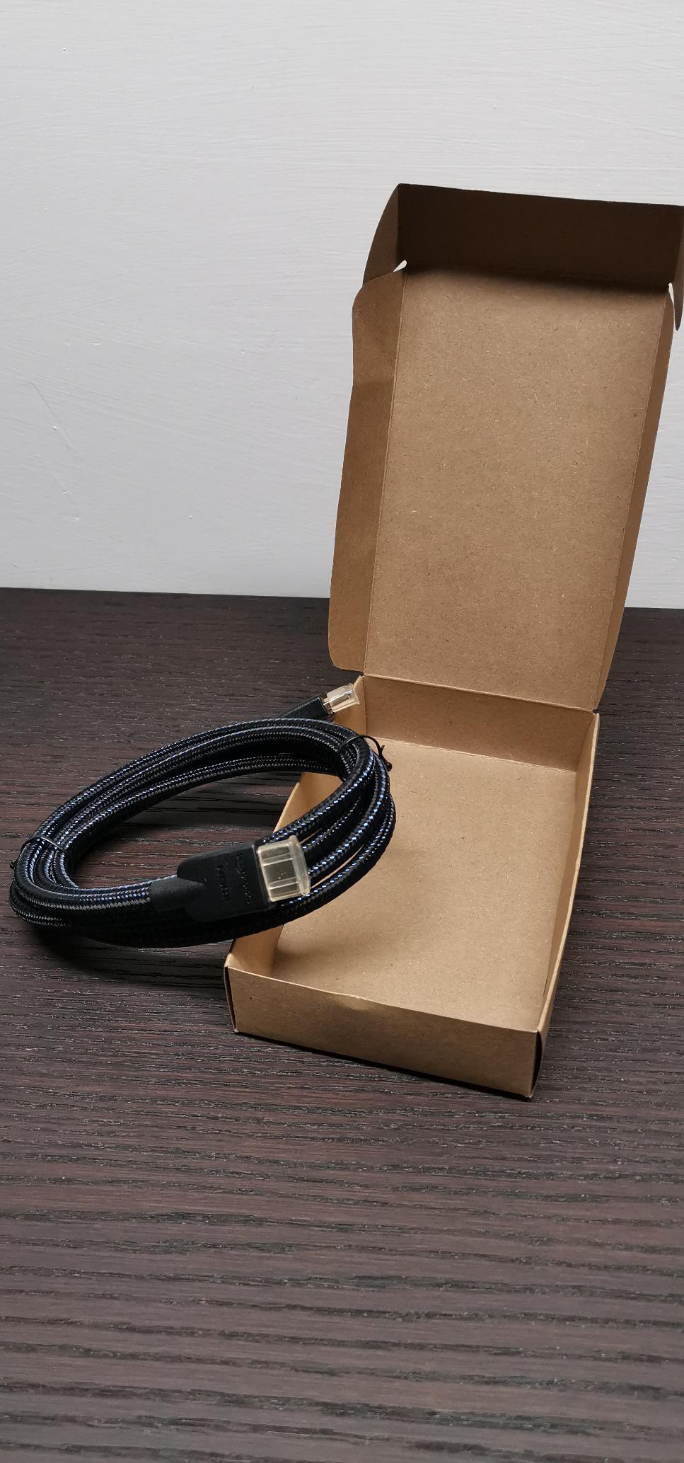 Amazon Basics cavo HDMI intrecciato 0,9 m nero 4K