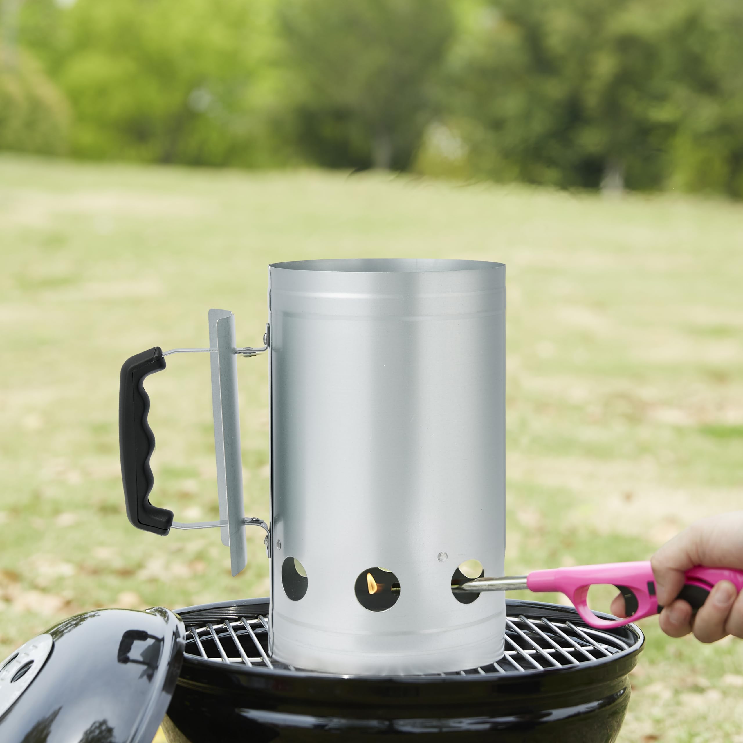AmazonBasics Ciminiera di Accensione Carbone Barbecue 3 kg