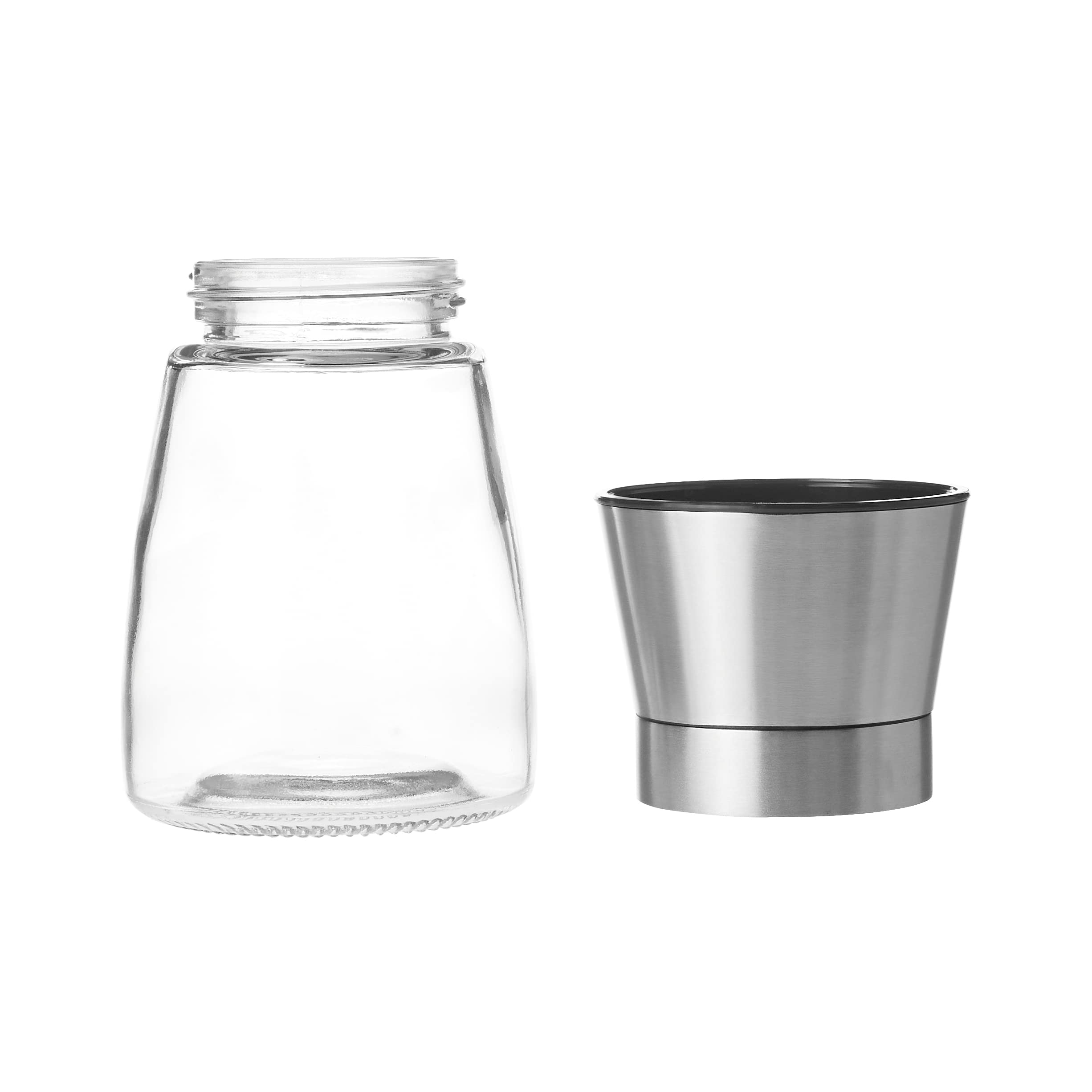 Amazon Basics Set 2 Macinasale e Macinapepe Vetro 155 g Ceramica