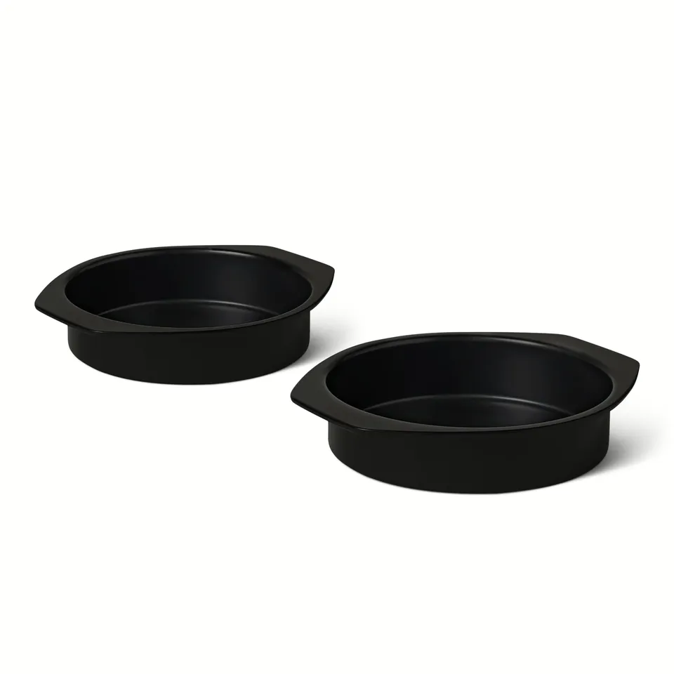 Amazon Basics tortiera rotonda antiaderente 23 cm set 2 pezzi