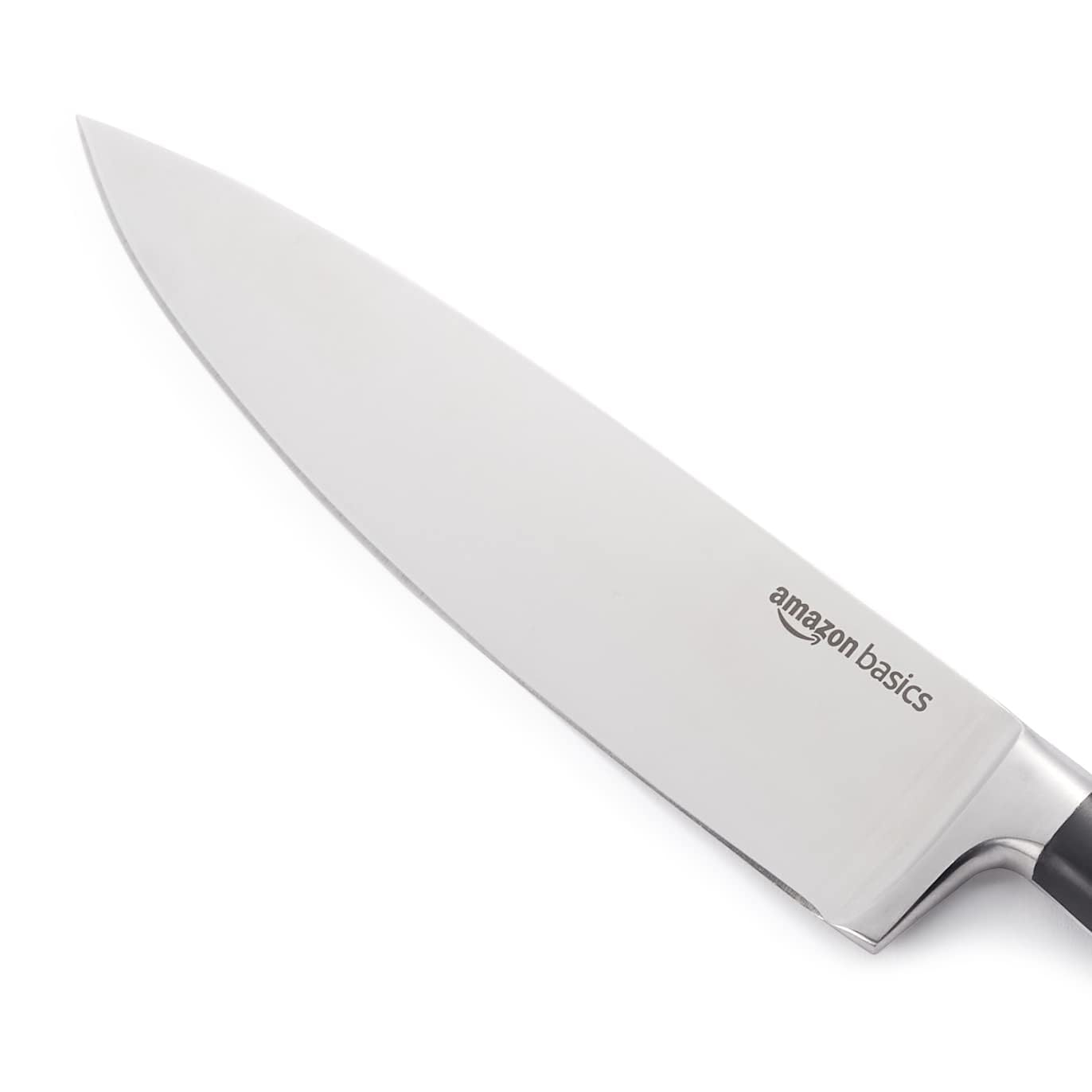 Amazon Basics coltello da chef 20 cm 8 pollici tre rivetti