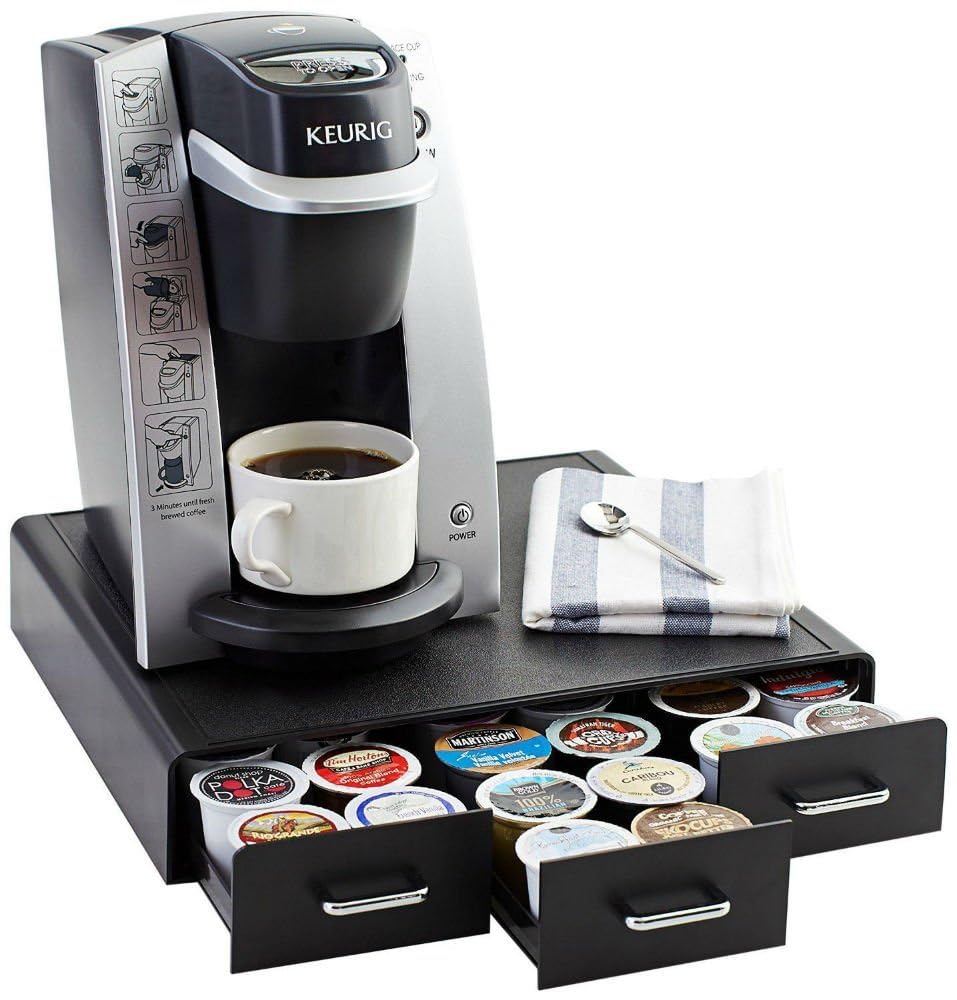 AmazonBasics cassetto capsule K-Cup 36 posti nero