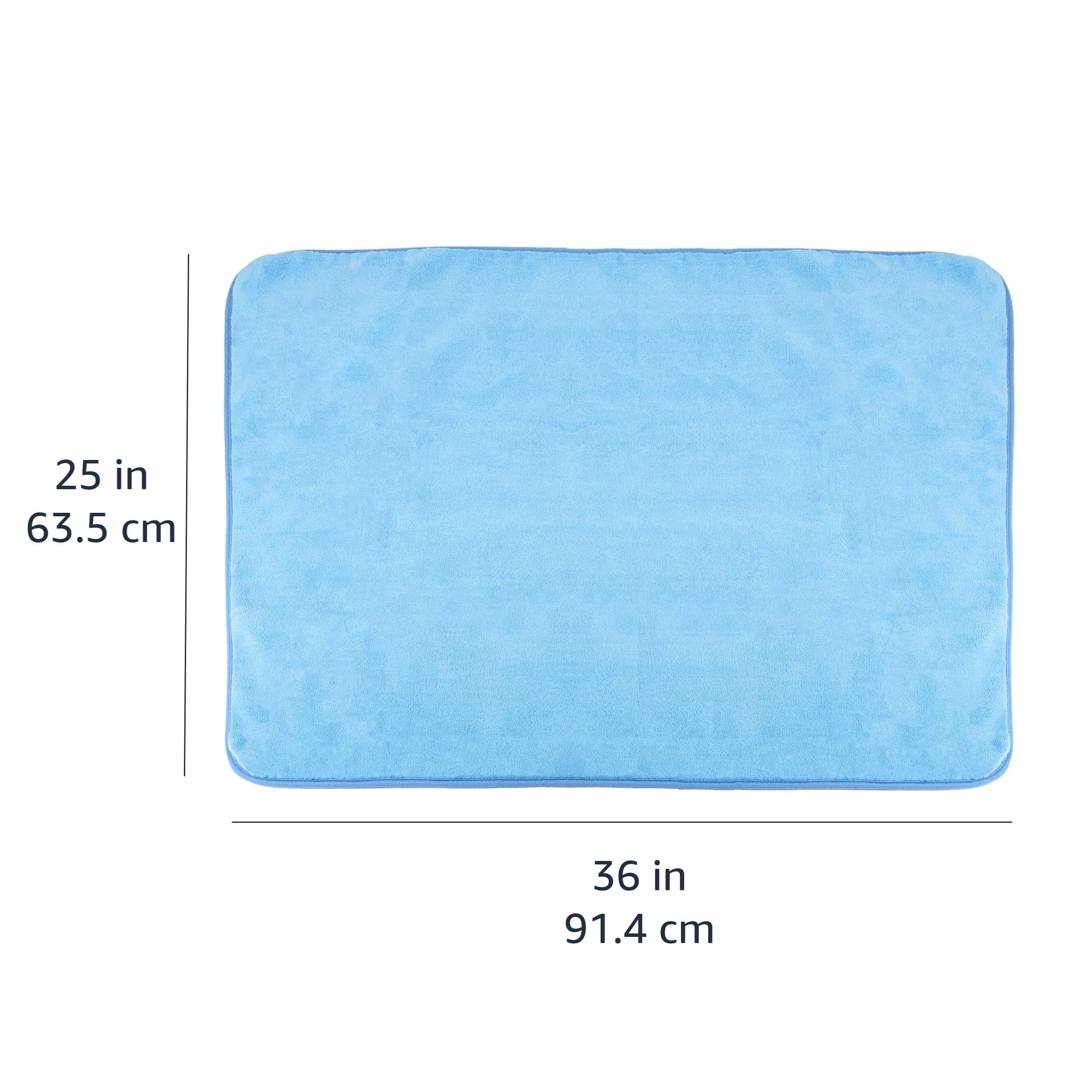 AmazonBasics Panno Microfibra Auto Blu 63x91 cm