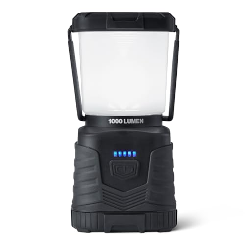 Amazon Basics Lanterna Campeggio LED 1000 Lumen Nera