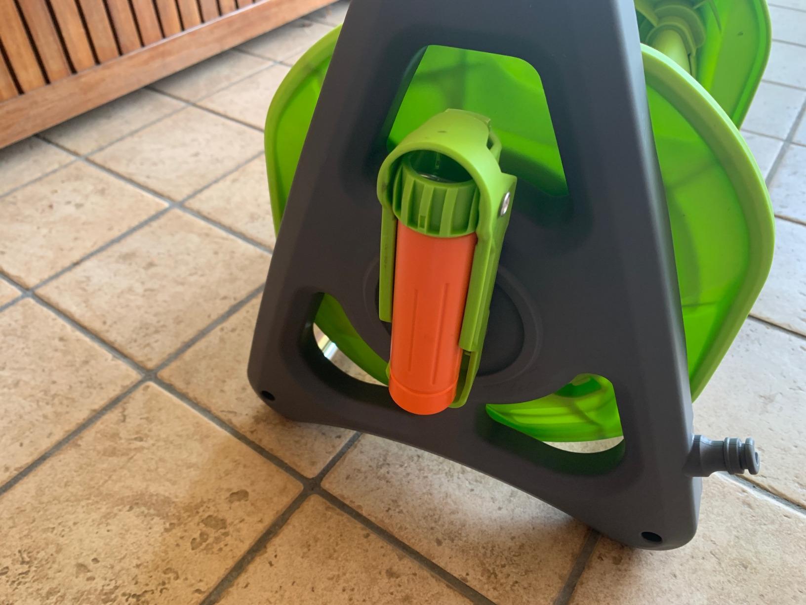 Amazon Basics Carrello Avvolgitubo 42,6m Grigio 1/2"