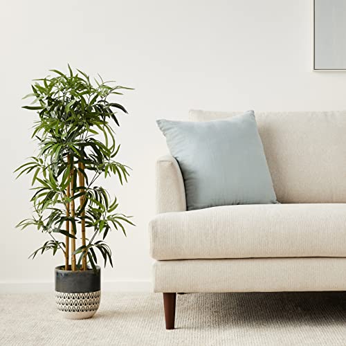 Amazon Basics Pianta Bambù Artificiale 100 cm con Vaso