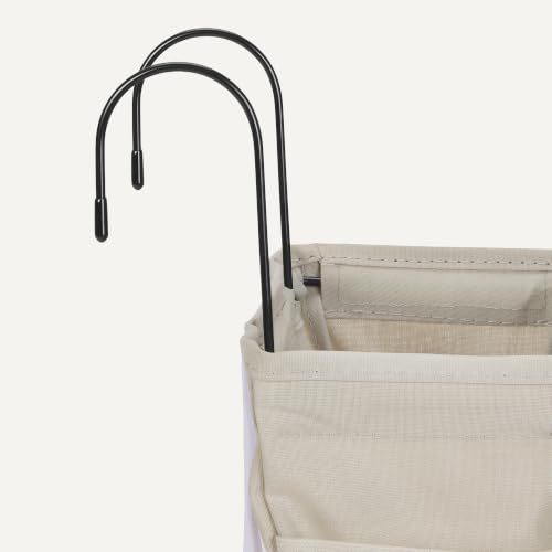 AmazonBasics Organizer Letto Appeso M Lino Grezzo 37 cm