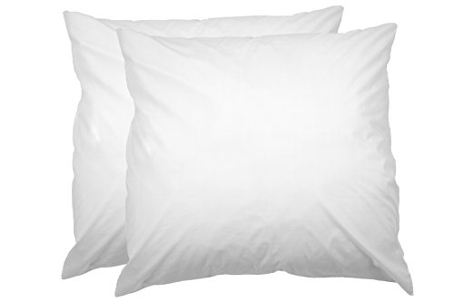 Amazon Basics Federe Cuscino Cotone 80x80 2pz con Cerniera