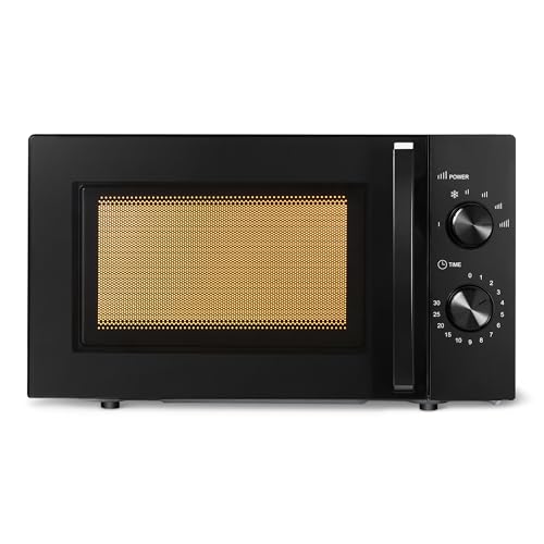 Amazon Basics Forno a Microonde 700W 20L Nero Scongelamento