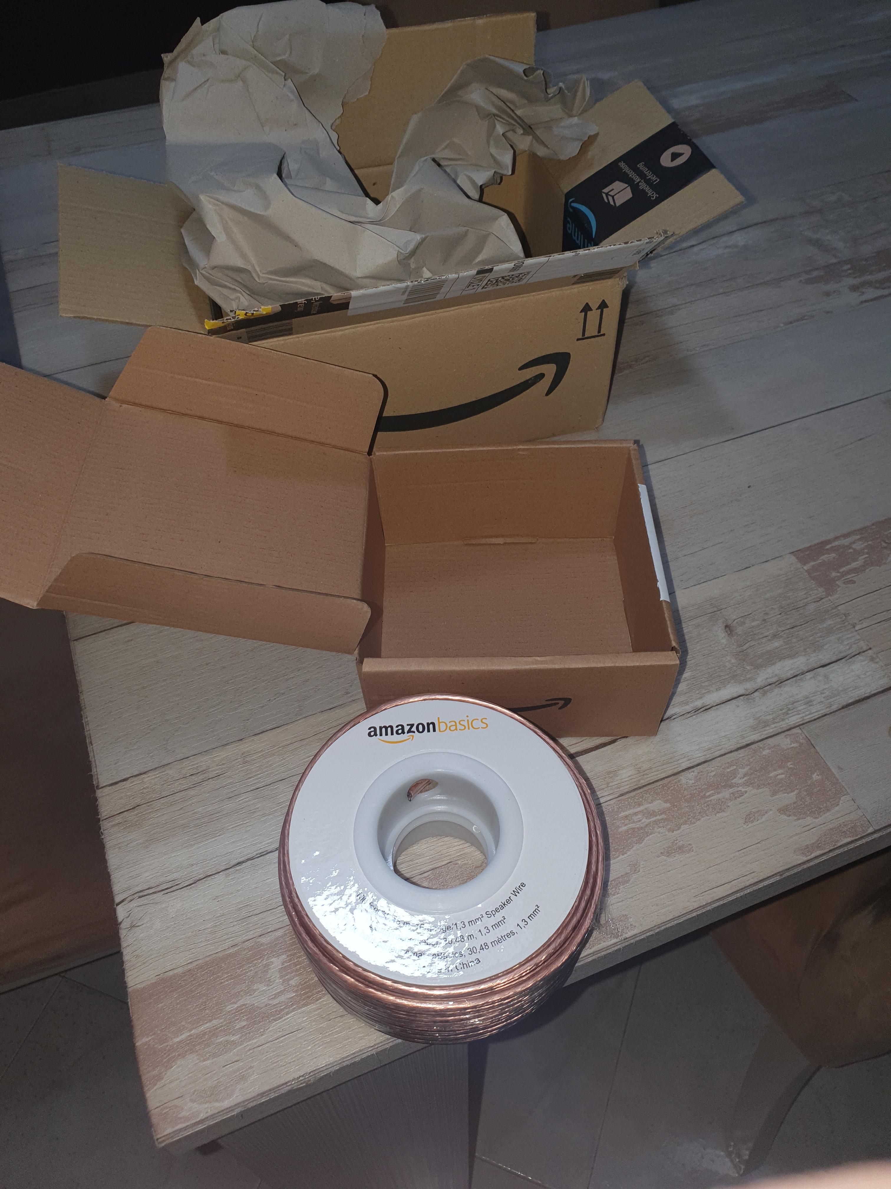 Amazon Basics cavo altoparlanti 16 AWG 30,48 m bronzo