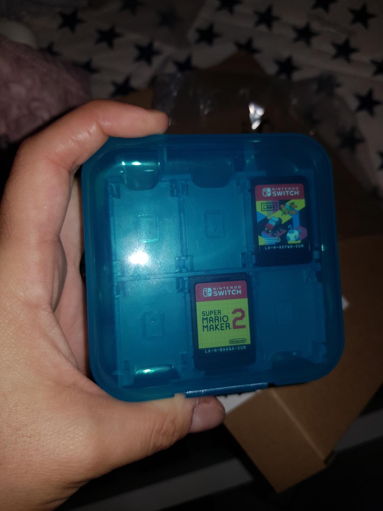 AmazonBasics Custodia Cartucce Nintendo Switch Nero 24 Giochi