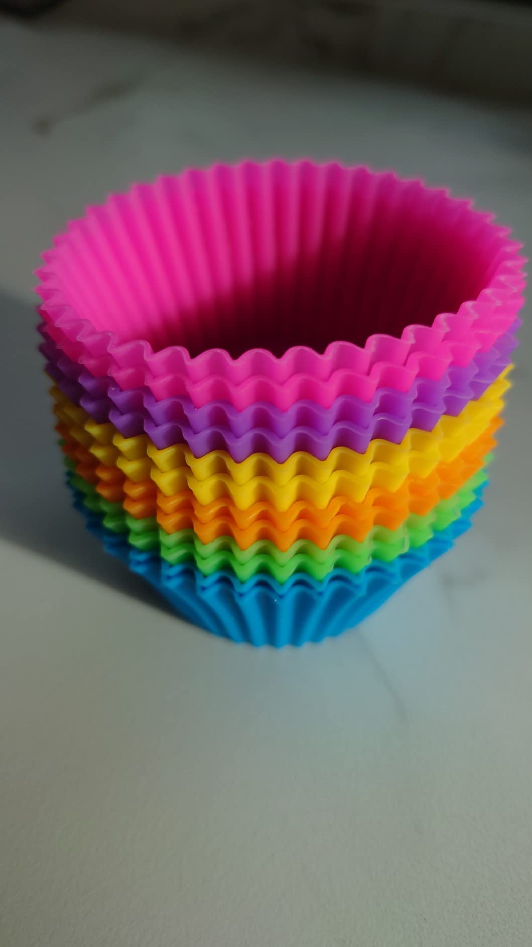 Amazon Basics pirottini in silicone 12 pezzi multicolore