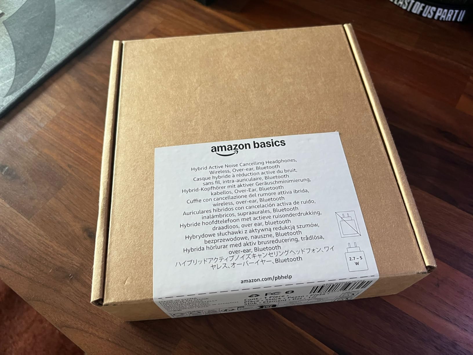 Amazon Basics Cuffie Wireless Bluetooth 5.3 ANC Nere 35 Ore