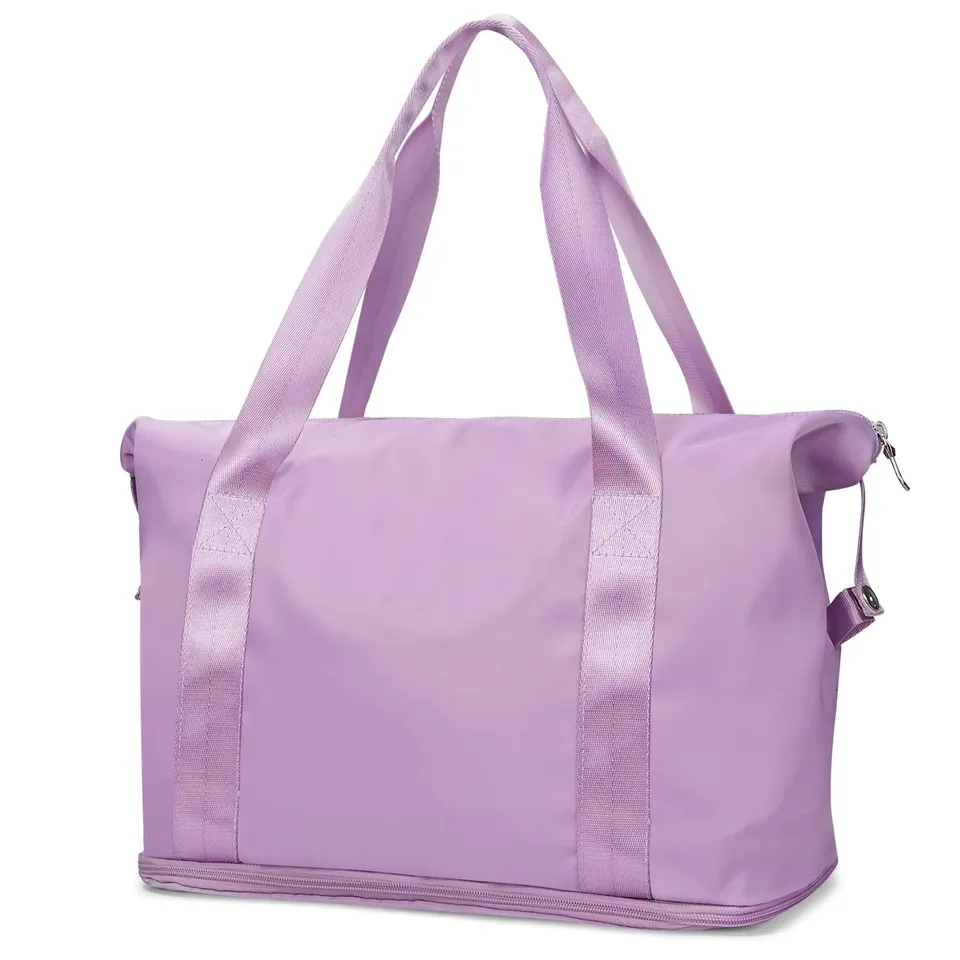 RealPlus borsa viaggio pieghevole 36 litri viola impermeabile