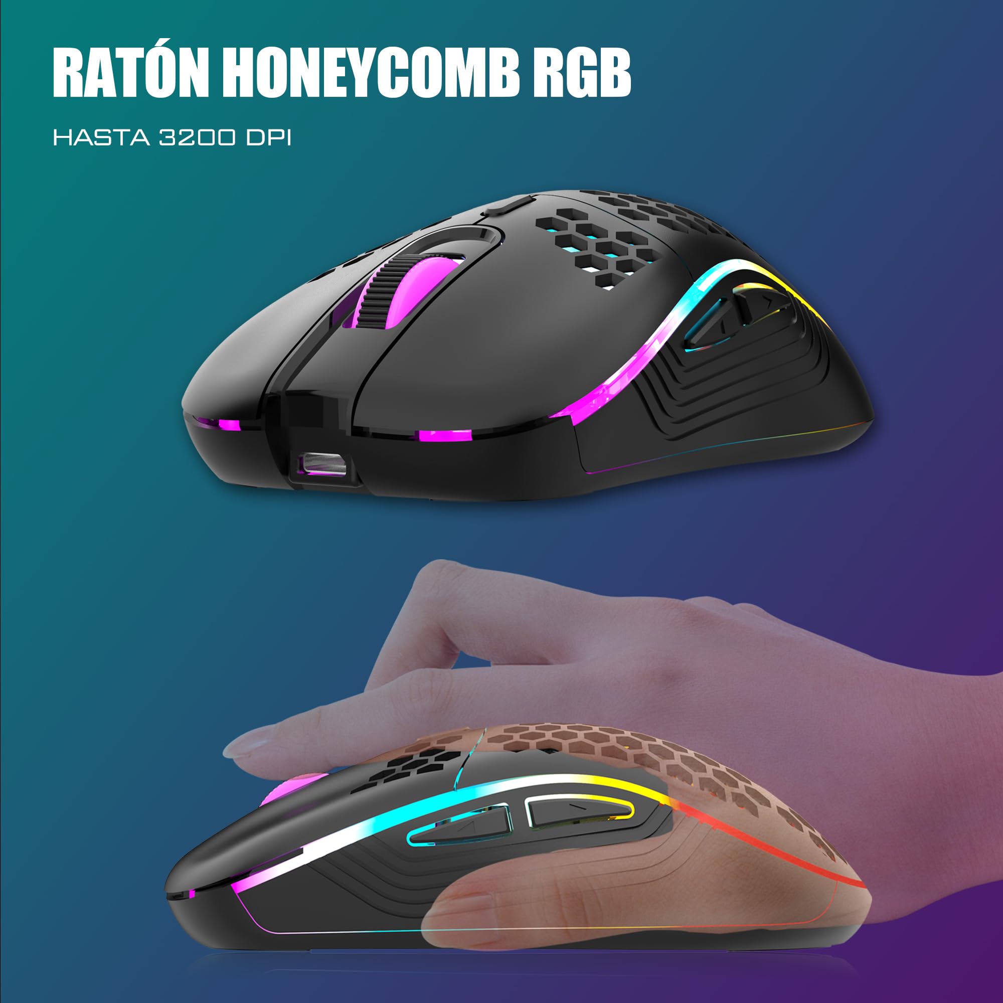 RedThunder K84 combo tastiera mouse wireless gaming RGB