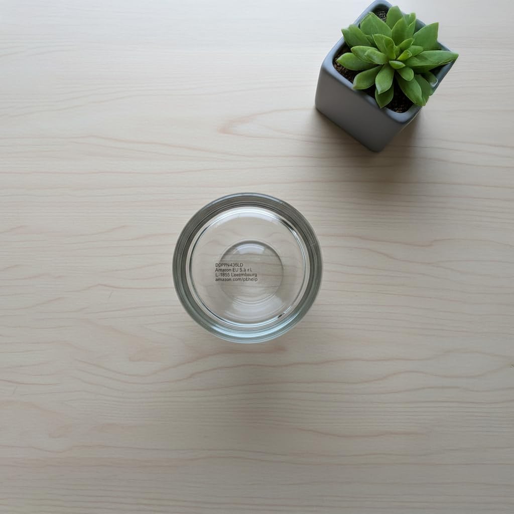 Amazon Basics Bicchieri Vetro 325 ml Set 6 Pezzi Lavastoviglie